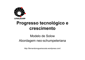 Progresso tecnológico - Fernando Nogueira da Costa