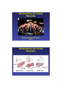 Aula 4 - Biomecânica do Tecido Muscular