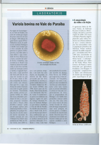 LABORATORIO Varíola bovina no Vale do Paraíba