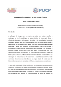 COMUNICAÇÃO EM SAÚDE E ANTROPOLOGIA FÍLMICA GT 5
