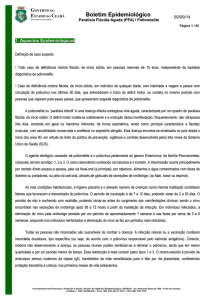 Boletim Epidemiológico - Secretaria da Saúde do Estado do Ceará