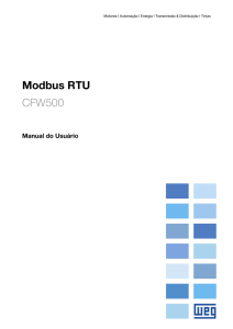 CFW500 - Manual da Comunicação Modbus RTU