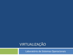 virtualização - Apresentação