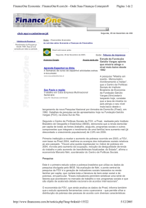 Página 1 de 2 FinanceOne Economia : FinanceOne®.com.br