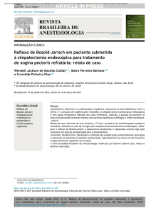 article in press - Revista Brasileira de Anestesiologia
