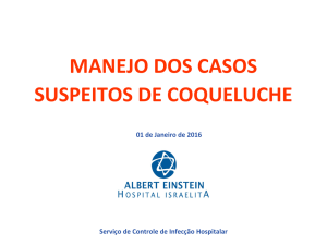 manejo dos casos suspeitos de coqueluche - Medical Suite