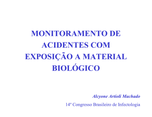 monitoramento de acidentes com exposição a material biológico