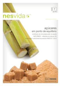 açúcares - Nestlé Portugal