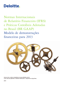 (IFRS) e Práticas Contábeis Adotadas no Brasil (BR