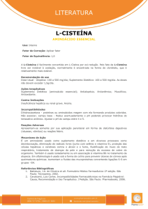 L-Cisteina - Pharma Nostra