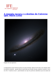 A energia escura e o destino do Universo (por Mario Livio)