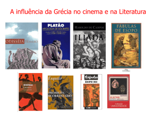 A influência da Grécia no cinema e na Literatura