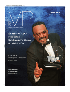 Brasil no topo - Distribuição Tupperware Magma