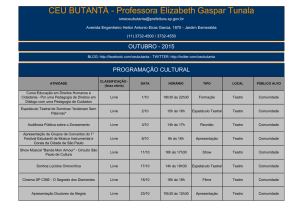 CEU BUTANTÃ - Professora Elizabeth Gaspar Tunala