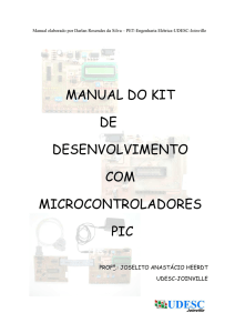 manual do kit de desenvolvimento com microcontroladores pic