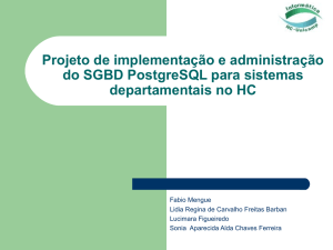 Projeto de implementação e administração do - ccuec