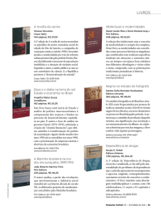 livros - Revista Pesquisa Fapesp