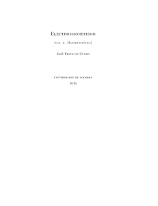 Eletromagnetismo, cap. 2 / Magnetostática, textos letivos