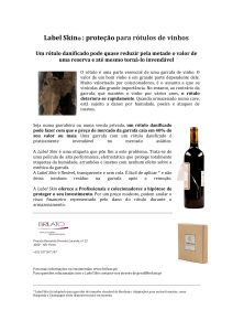 Label Skin® : proteção para rótulos de vinhos
