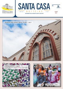 Santa Casa Notícias - Edição 294 - Junho de 2016