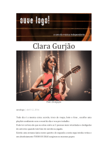 Ouve logo - Clara Gurjão