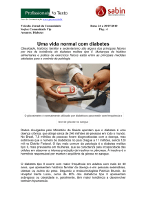 Uma vida normal com diabetes