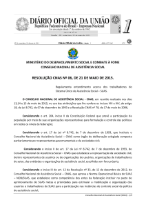 resolução cnas nº 06, de 21 de maio de 2015.