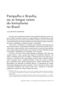 as longas raízes do formalismo no Brasil