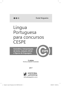 Nogueira -Lingua Portuguesa p Conc CESPE-2ed