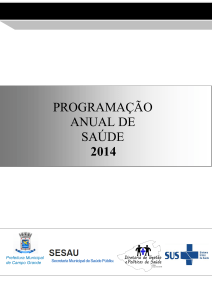 Programação Anual de Saúde - 2014
