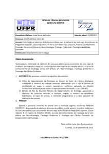 Joice Maria da Cunha Data do relato: 25/09/2015 Processo: 2