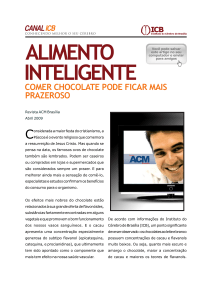 ALIMENTO INTELIGENTE - Instituto do Cérebro de Brasília