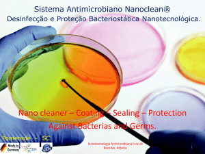 Sistema Nanoclean Antimicrobiano/Bacteriostático