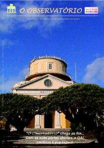 Versão do Boletim em PDF - Observatório Astronómico de Lisboa