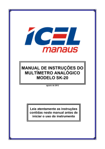Manual SK-20 - Icel Manaus