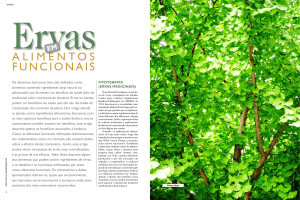 ervas em alimentos funcionais - leia a matéria completa ( pdf ).
