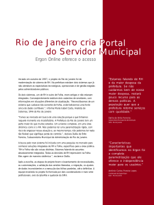 do Servidor Municipal Rio de Janeiro cria Portal Portal Municipal