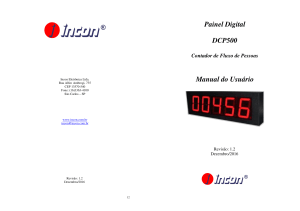 Painel Digital DCP500 Manual do Usuário