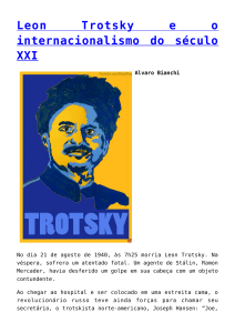 Leon Trotsky e o internacionalismo do século XXI