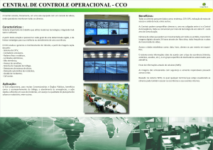 CENTRAL DE CONTROLE OPERACIONAL - CCO