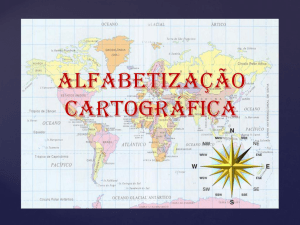 ALFABETIZAÃ‡ÃƒO CARTOGRÃ FICA