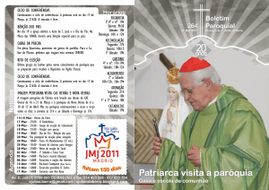 Patriarca visita a paróquia - Paróquia de São Julião da Barra