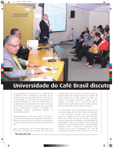 Universidade do Café Brasil discute a econom