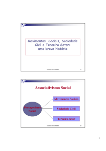 Movimentos Sociais e Sociedade Civil
