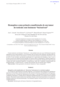 Hemoptises como primeira manifestação de um tumor do testículo