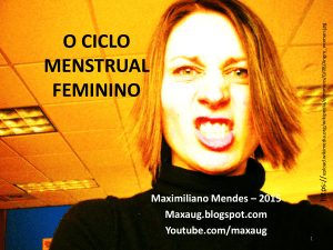 o ciclo menstrual feminino - Portal