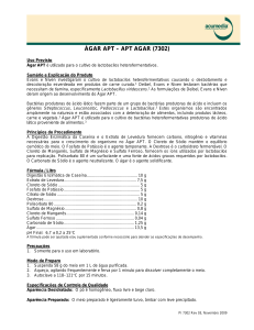 APT Agar, Ágar APT, Product Information, Portuguese