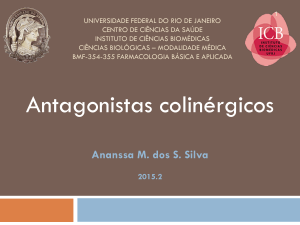 Antagonistas colinérgicos - ICB