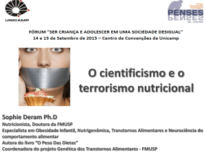 O cientificismo e o terrorismo nutricional