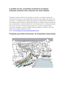 Arquitetos brasileiros propõem soluções urbanas com ciclovias em
